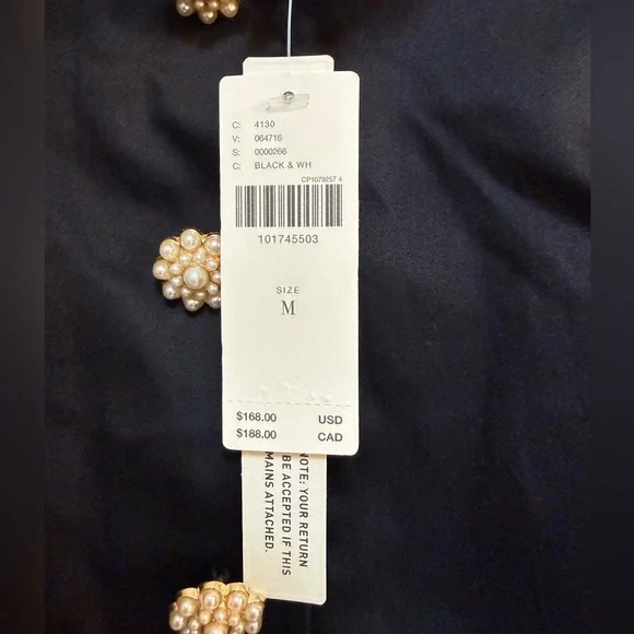 NWT By Anthropologie Sleeveless Boat-Neck Babydoll Mini Dress, Size M - Picture 7 of 7